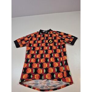 Twin Six Cycling Jersey Mens Large Multicolor Full Zip Geometric USA Made Bike